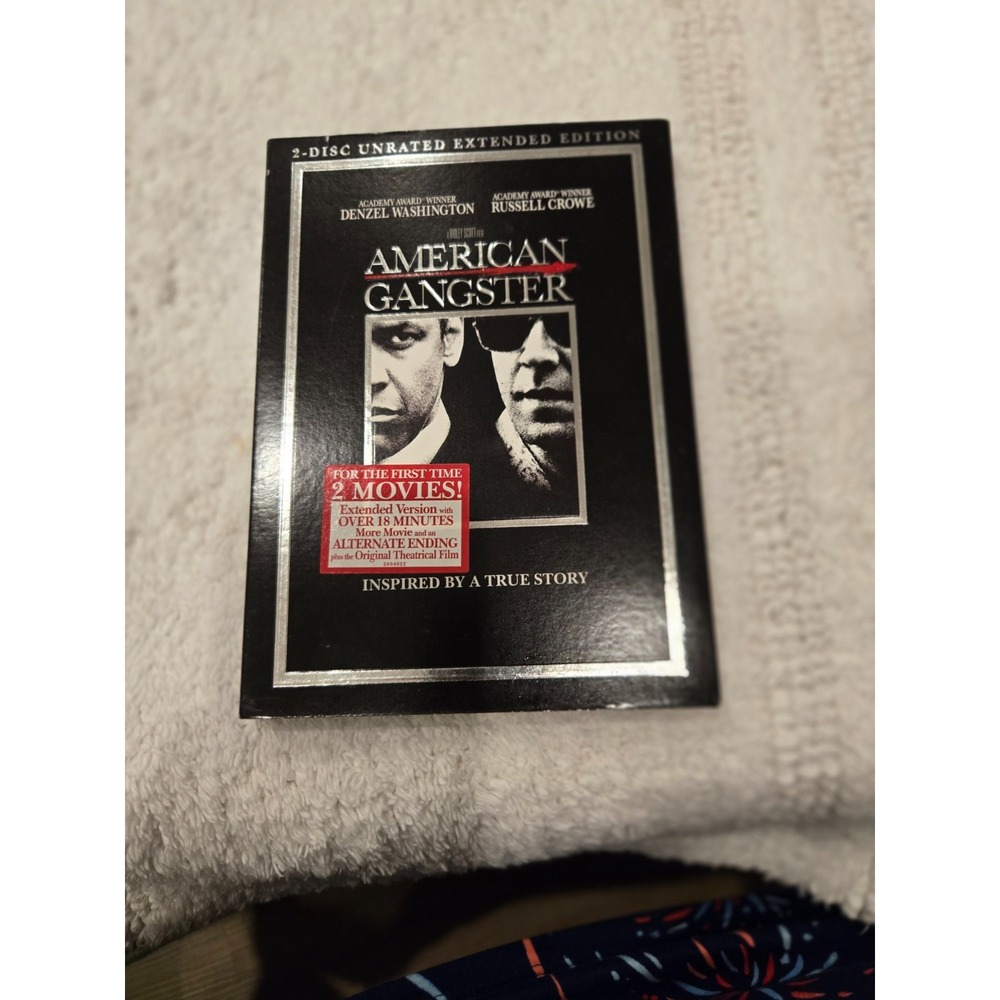 American Gangster (DVD, 2008, 2-Disc Unrated Extended Edition Denzel Washington